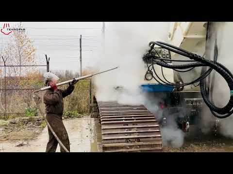 Видео: Выездная мойка спецтехники от компании ТЕХНОПАР