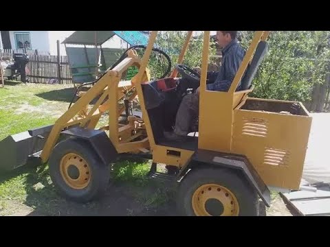 Видео: Изготовление мини погрузчика с двигателем от ваз 2109. Часть 3