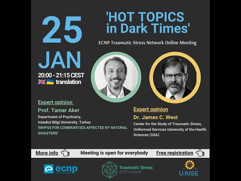 Видео: 25.01.24 "Психічне здоров'я та психосоціальна підтримка спільнот після природних катастроф"