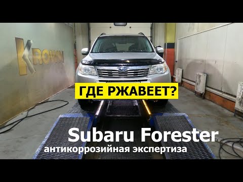 Видео: Где ржавеет Subaru Forester?  Антикоррозийная экспертиза Krown