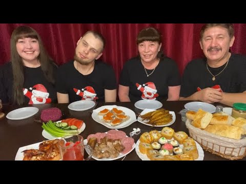Видео: Мукбанг куриные крылья,икра, мойва 😃😍ураааа!! Мы дома ☺️
