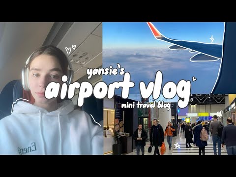 Видео: my AIRPORT VLOG🎧✈️//мой влог с самолета (аэропорта)🎀//yansie’s daily vlog🖇️
