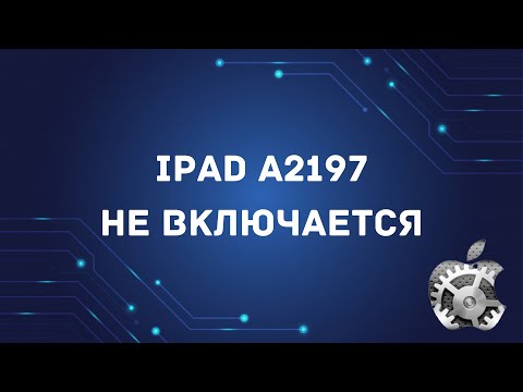 Видео: Ipad A2197 не включается/ Диагностика