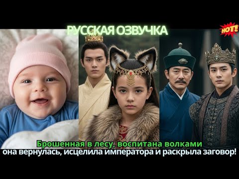 Видео: Брошенная в лесу, воспитана волками 💥 она вернулась, исцелила императора и раскрыла заговор!