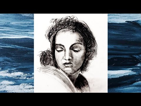 Видео: #Как я рисовал Микеланджело #Искусство портрета углем #Уголь как портрет Микеланджело #Пошаговый ...