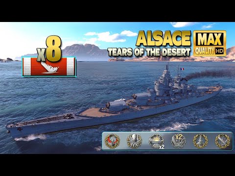 Видео: Линкор «Эльзас» демонстрирует отличные решения по уклонению — World of Warships