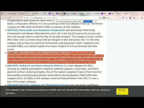 Видео: OWASP Обзор и комментарии к списку основных уязвимостей