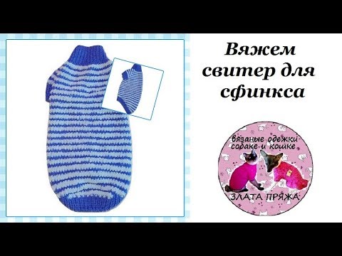 Видео: 39. Вяжем свитер для сфинкса