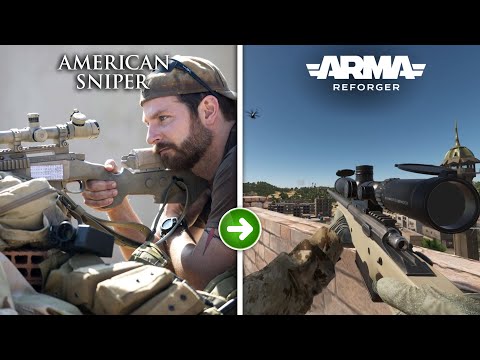Видео: Я стрелял из ARMA Reforger, как американский снайпер (снайперская стрельба в Ираке)