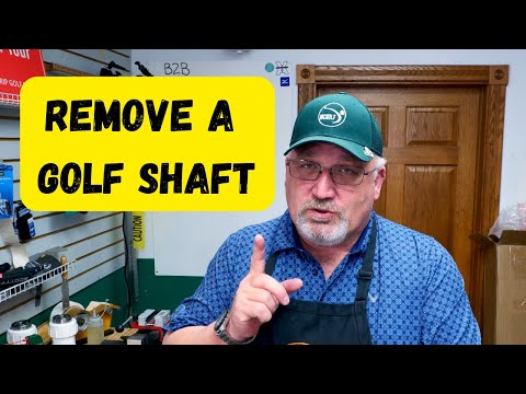 Видео: Ремонт клюшек для гольфа — снятие стержня клюшки для гольфа B2B vol6
