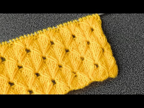 Видео: 💯ЭТО невероятно красивый узор спицами🧶#вязаниесверой #knitting #вязание 