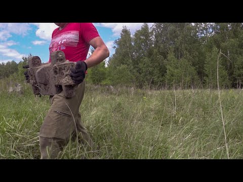 Видео: Огромный трак! Просто не подёмный кубик. Полный прицеп металла.
