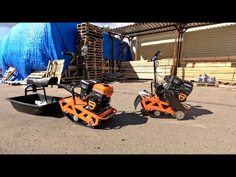 Видео: Буксировщик Белка (Ижтехмаш). Теперь с двигателем 10 лс. LIFAN KP270.