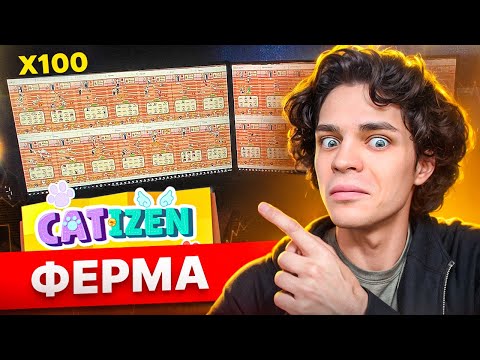 Видео: x100 К ЗАРАБОТКУ в CATIZEN! Наша ферма Кэтизен