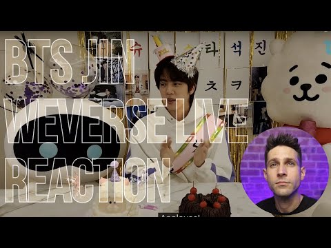 Видео: BTS Jin Weverse Live - РЕАКЦИЯ