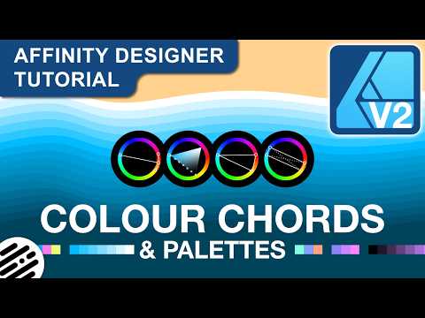 Видео: Учебное пособие по Affinity Designer: как создавать цветовые аккорды и палитры