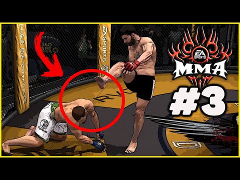 Видео: НОКАУТ СОККЕР КИКОМ | КАРЬЕРА в EA SPORTS MMA #3