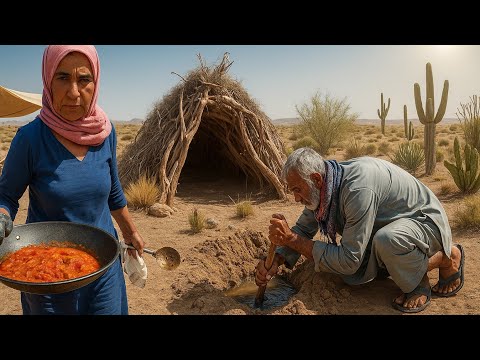 Видео: Мы выкопали меньше метра и нашли воду! | Кочевая жизнь в иранской пустыне