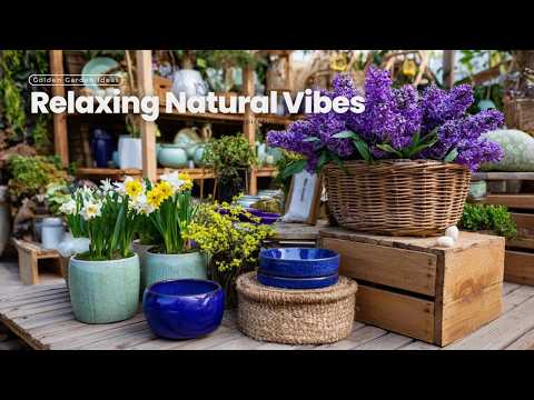Видео: Расслабляющая природная атмосфера | Превращаем ненужные вещи и мусор в очаровательные предметы де...