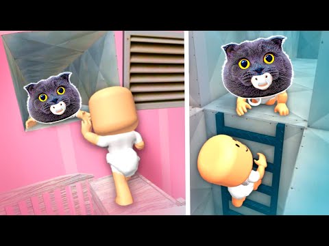 Видео: УБЕГАЮ ИЗ ДЕТСКОГО САДА ОТ ЗЛОЙ НЯНИ в РОБЛОКС | Командный Побег в Roblox