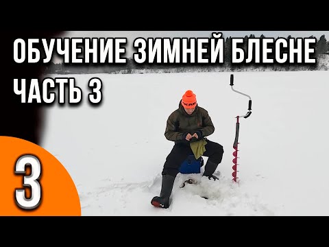 Видео: Мастер-класс по ловле на зимнюю блесну для начинающих от Александра Воробьева. Часть 3 поиск рыбы