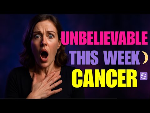 Видео: РАК ♋ «Я НЕ МОГУ ДЫШАТЬ! 😮 На этой неделе с тобой происходит что-то НЕВЕРОЯТНОЕ!» 🌙 ШОК