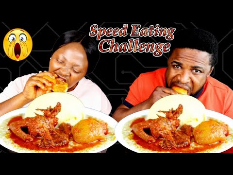 Видео: Уморительно! ЧЕЛЛЕНДЖ: СКОРОСТНОЕ ПОЕДАНИЕ СУП-ФУФУ С БАМИЕЙ И РАГУ | АФРИКАНСКАЯ КУХНЯ МУКБАНГ