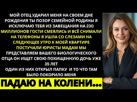 Видео: Папа ударил меня и вычеркнул из завещания на 230 миллионов долларов а потом юристы раскрыли что меня