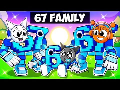 Видео: Усыновлено 67 BRAINROT FAMILY в Roblox Snapchat!