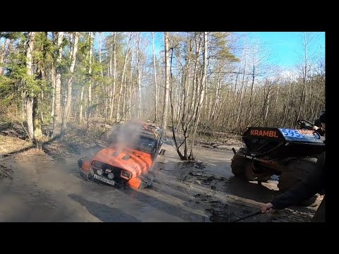Видео: Rally, Offroad, Бека, Вадим и крамбл, все в одном видео) много поломок...