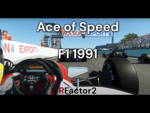 Видео: F1 1991 in RFactor 2. Примите участие в Гран-при на машинах F1 1991 года