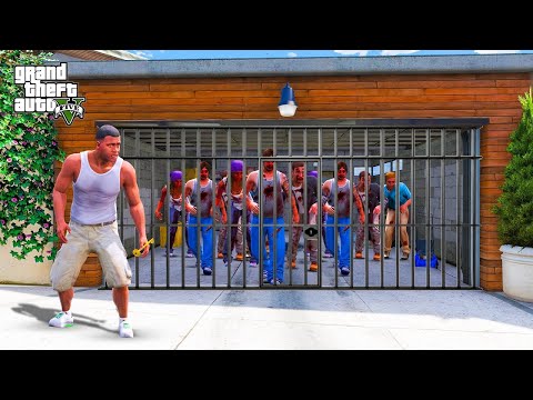 Видео: ПОЛИЦИЯ ФРАНКЛИН ЗОМБИЛАРДЫ ТҮРМЕГЕ ҚАМАДЫ (GTA V)