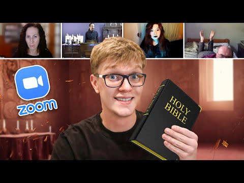 Видео: Чтение БИБЛИИ на САТАНИНСКОМ уроке Zoom!