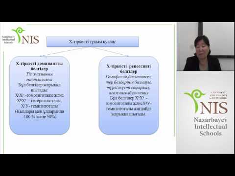 Видео: Жыныспен тіркес тұқым қуалау, кодоминанттылық