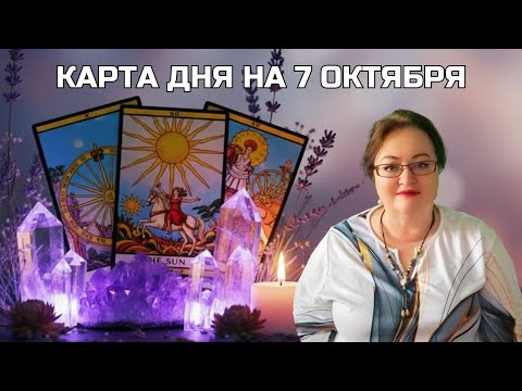 Видео: ✨ ТАРО КАРТА ДНЯ на 7 октября для всех знаков  | Tarot Card of the Day 7.10 for You