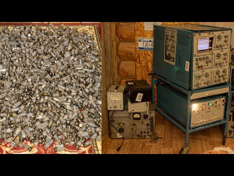 Видео: Высоковольтный осциллограф ОВ-2, 2500 радиоламп и еще 150кг всякой всячины. Часть 2