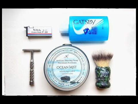 Видео: Бритьё! Blackland Vector - Schick Proline Blade - LNHC - Omega Evo - Gatsby - Captain's Choice