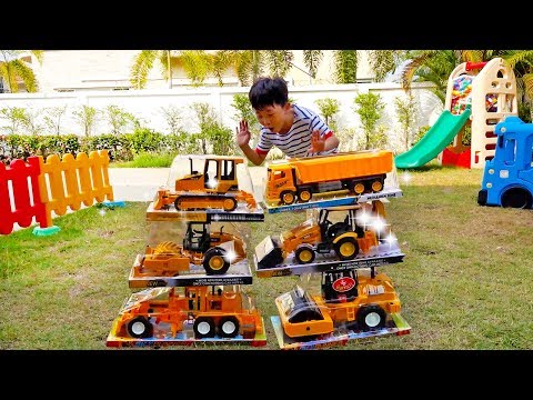 Видео: [60мин] Yejun  играть в машинки и спасательный грузовик Car Toys for Kids