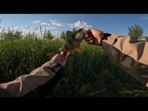 Видео: На деревенском озере с ультралайтом. Микроджиг на Breaden Kabin-700cs.