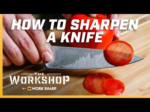Видео: Как заточить нож камнем — Учебное пособие по заточке ножей