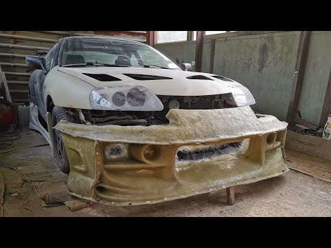 Видео: Изработка на матрица за предната броня -  Celica-Supra (Част 40)