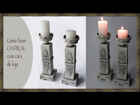 Видео: Как безопасно сделать подсвечник магазинного типа из картона