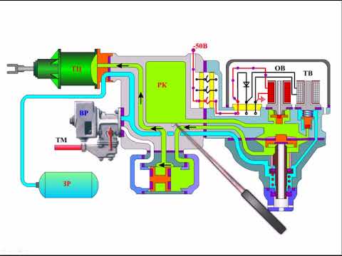 Видео: Электровоздухораспределитель №305 работа