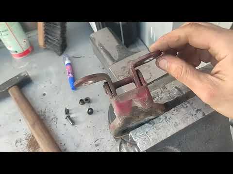 Видео: ремонт завис ніссан, петли дверей nissan primera