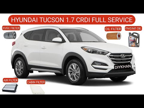 Видео: Полное техническое обслуживание Hyundai Tucson 1.7 CRDi. Замена масляного, воздушного, топливного...