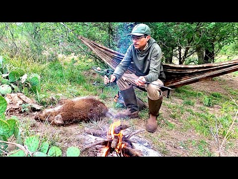 Видео: Выживание с рогаткой (свиная пухля + тако в виде ящерицы)