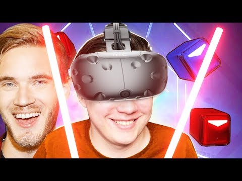 Видео: ТРЕК PEWDIEPIE НА ЭКСПЕРТЕ В BEAT SABER ( HTC Vive VR )