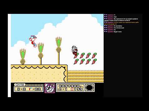 Видео: Tiny Toon (2 игрока) #1