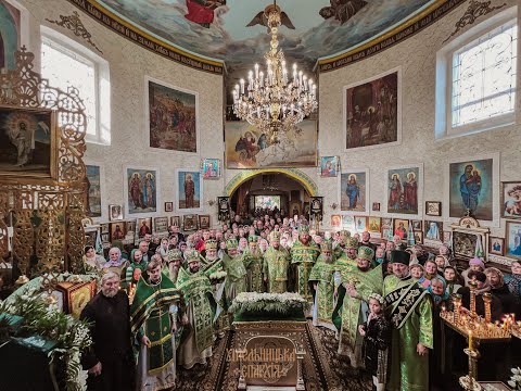 Видео: День памʼяті преподобної Параскеви Сербської. Божественна Літургія у Свято-Параскевинському храмі