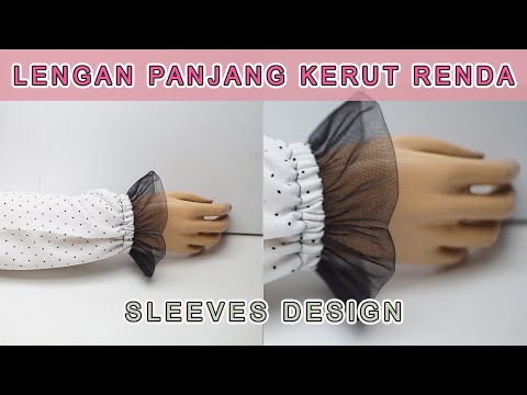 Видео: ДИЗАЙН С ДЛИННЫМИ РУКАВАМИ КРУЖЕВА BASTE